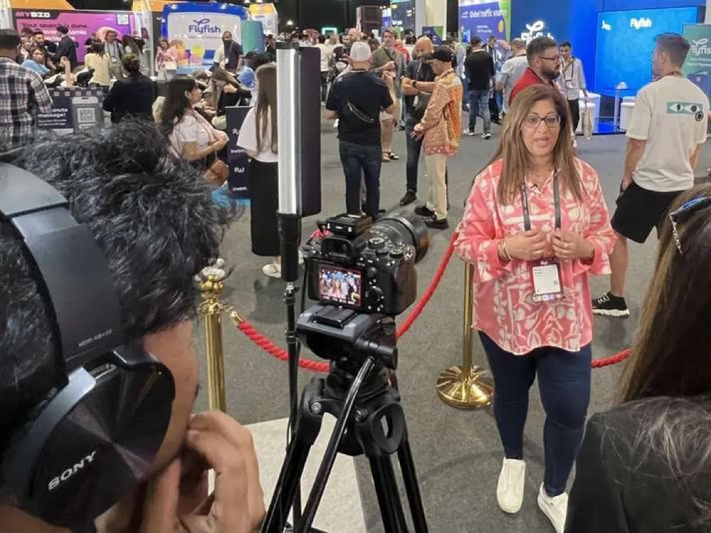 Farzana at Affiliate World, Dubai
