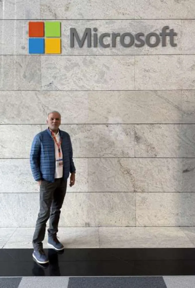 At Microsoft HQ in Madrid